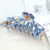 fashion flower plastic handmade hair claws 1 piece