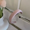 fashion solid color cloth handmade hair band 1 piece