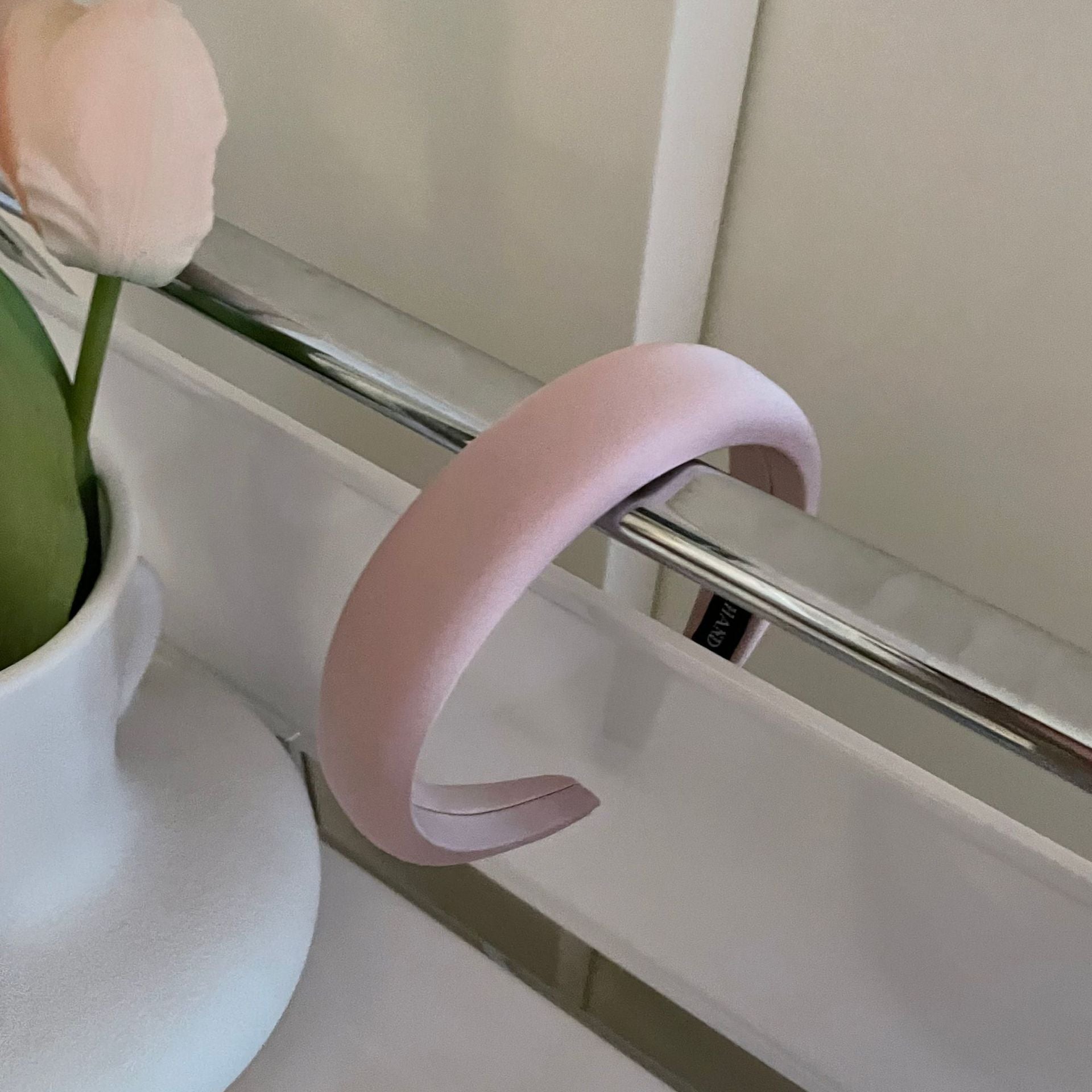 fashion solid color cloth handmade hair band 1 piece