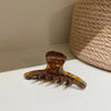 elegant solid color acetic acid sheets hair claws