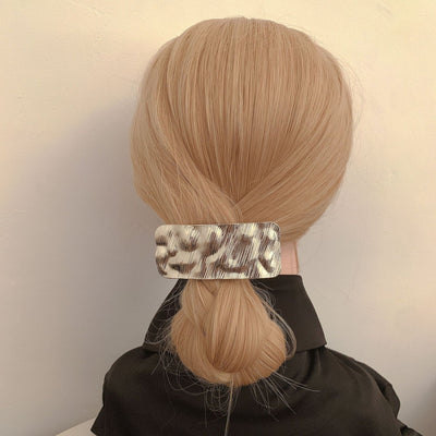 Women's Exaggerated Artistic Square Alloy Hair Clip