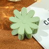 Women's Simple Style Daisy Plastic Spray Paint Hair Claws