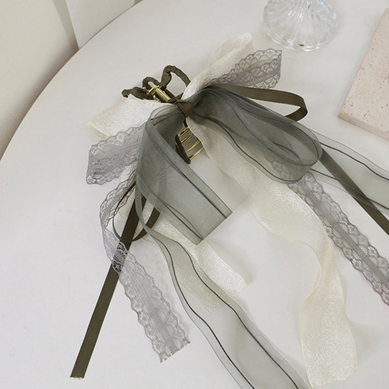 Women's Vintage Style Bow Knot Cloth Hair Claws