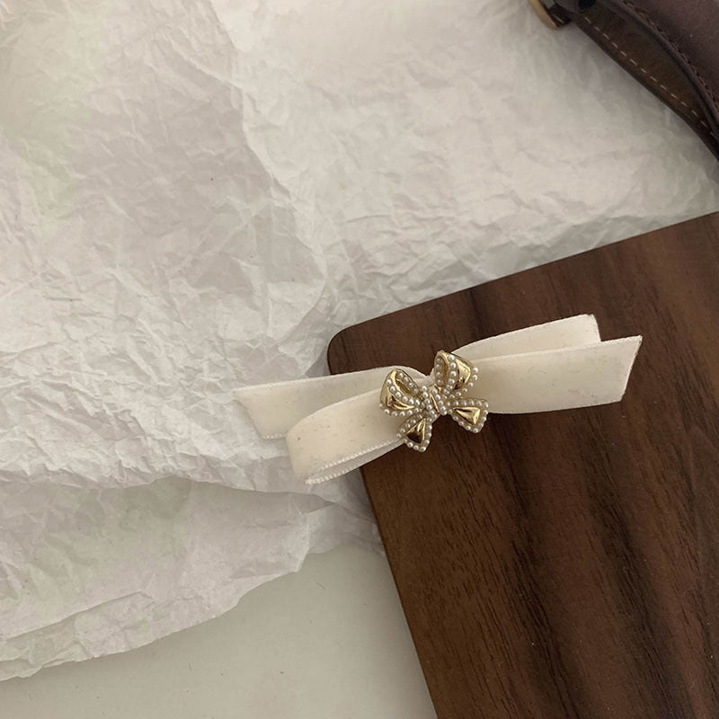 Women's Elegant Classic Style Bow Knot Cloth Hair Clip Hair Tie