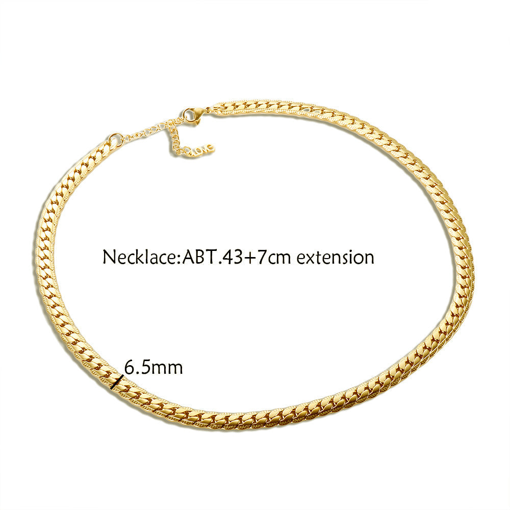 Jewelry Casual Simple Style Geometric 304 Stainless Steel Plating Bracelets Earrings Necklace