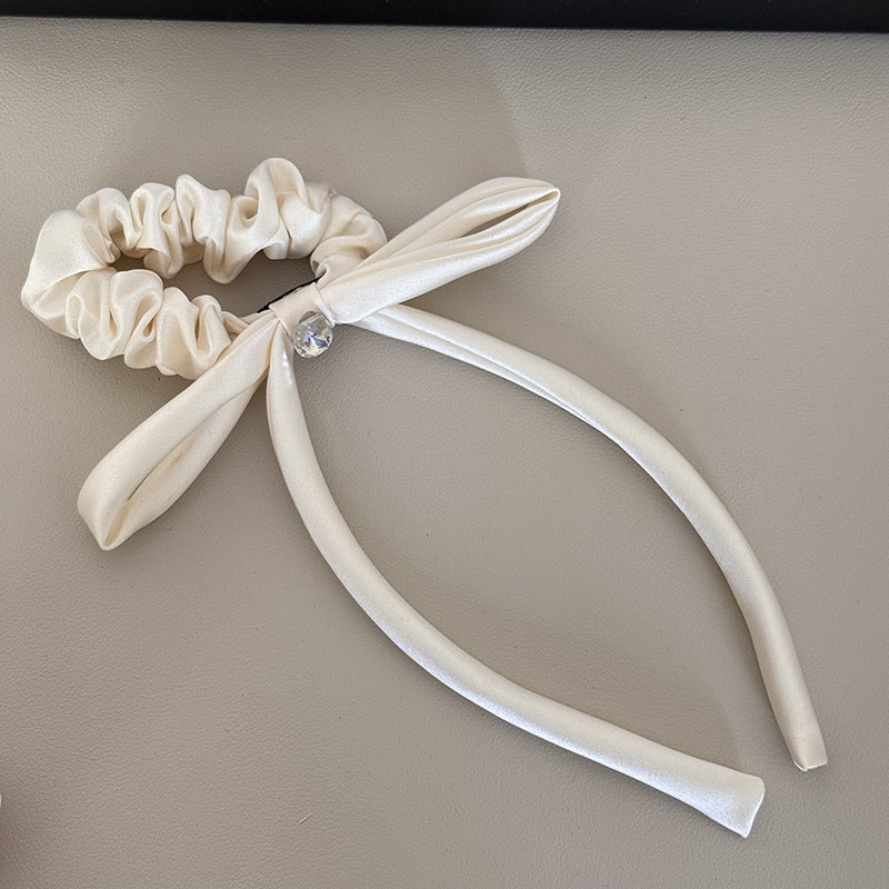 Women's Sweet Simple Style Bow Knot Cloth Hair Clip Hair Tie