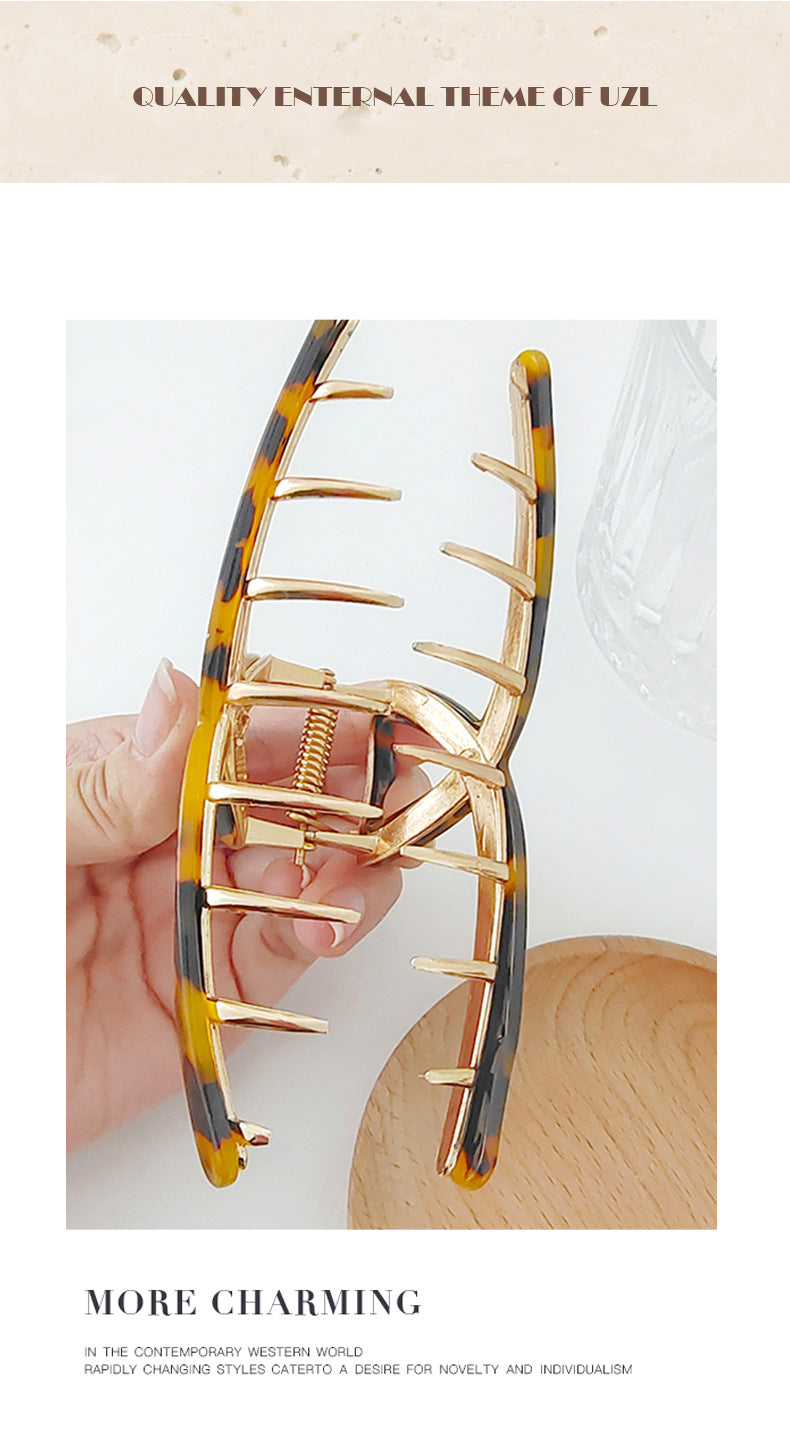 fashion geometric acetic acid sheets hair claws 1 piece