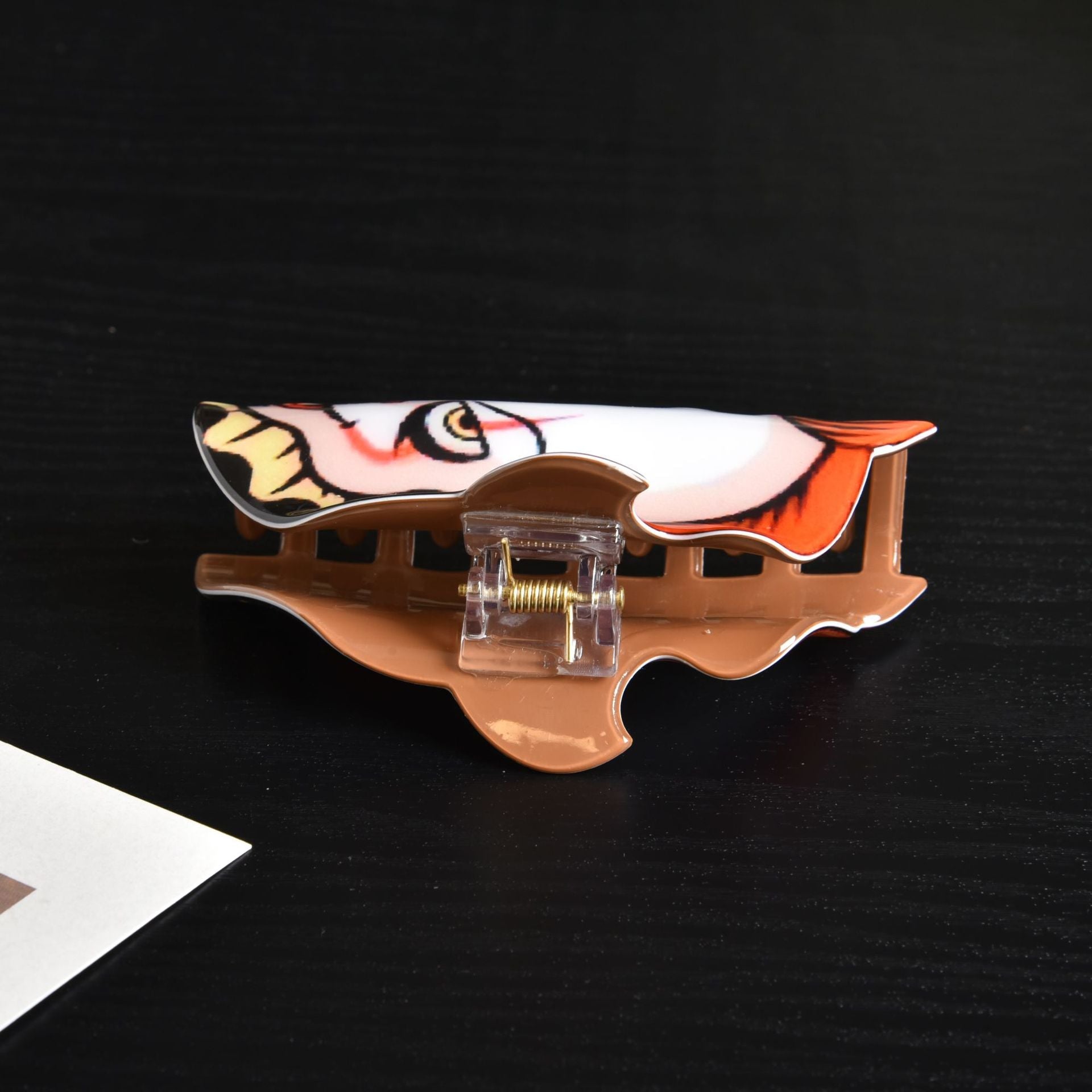 Halloween Funny Women's Color Block Arylic Printing Hair Claws