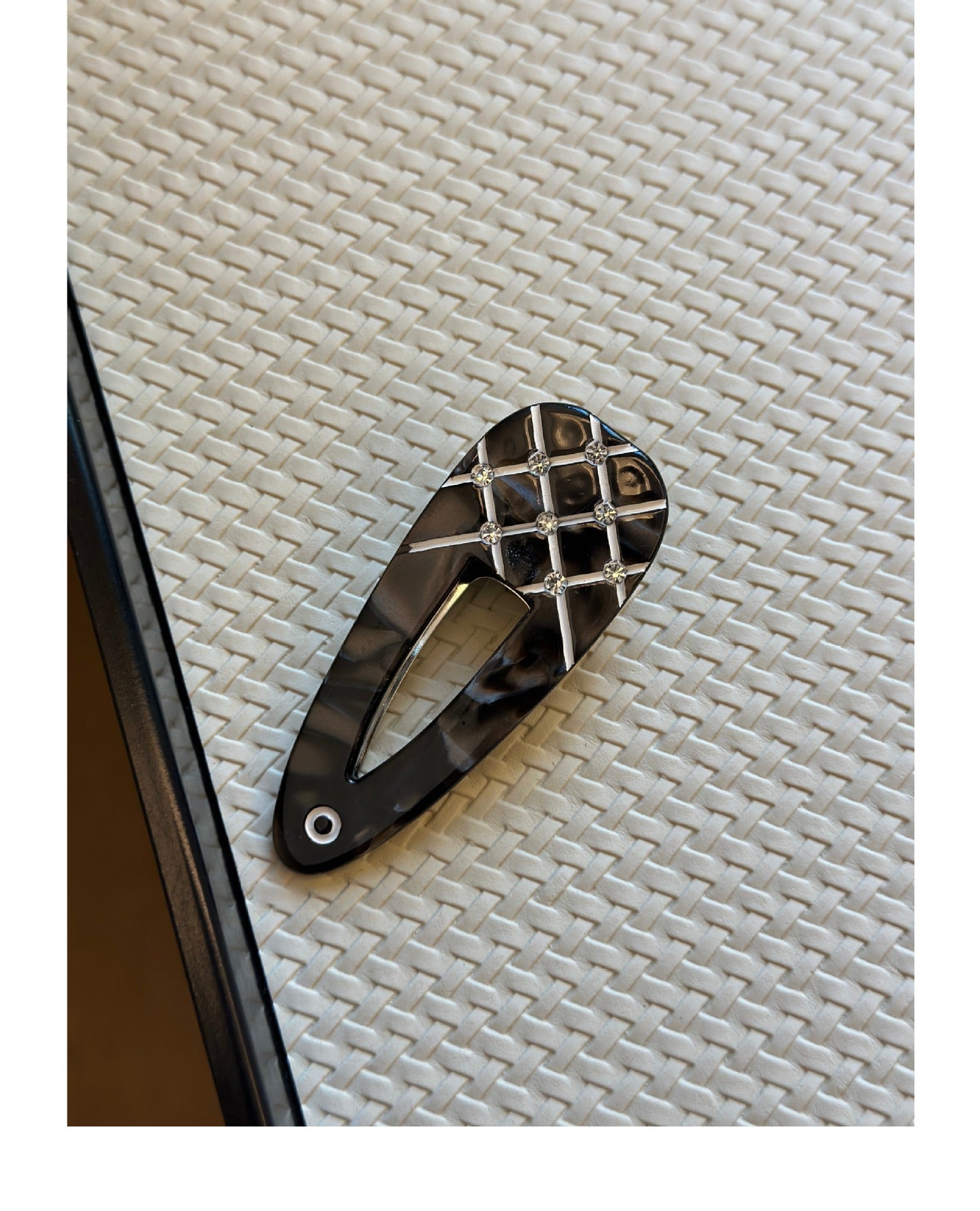 Women's Simple Style Classic Style Color Block Acetic acid sheets Inlay Zircon Hair Clip