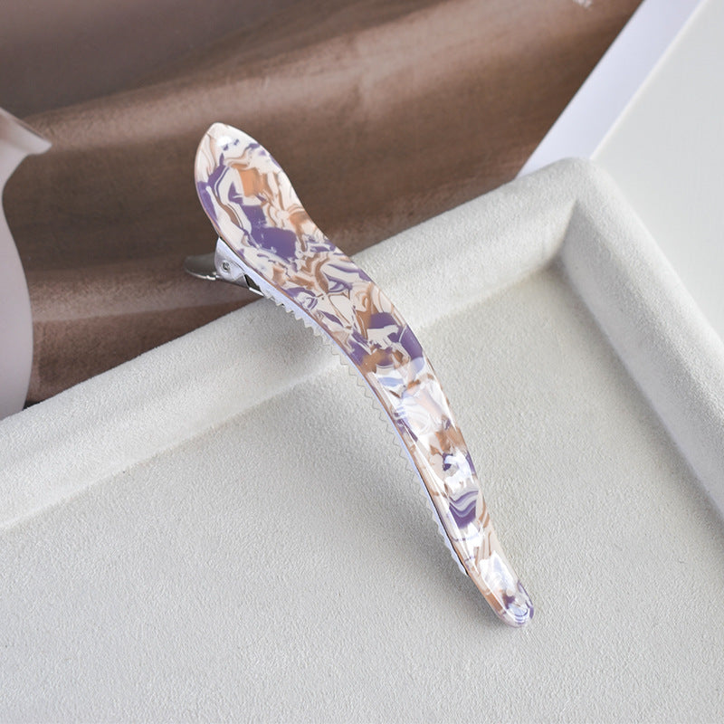 Women's Simple Style Classic Style Color Block Acetic acid sheets Handmade Hair Clip