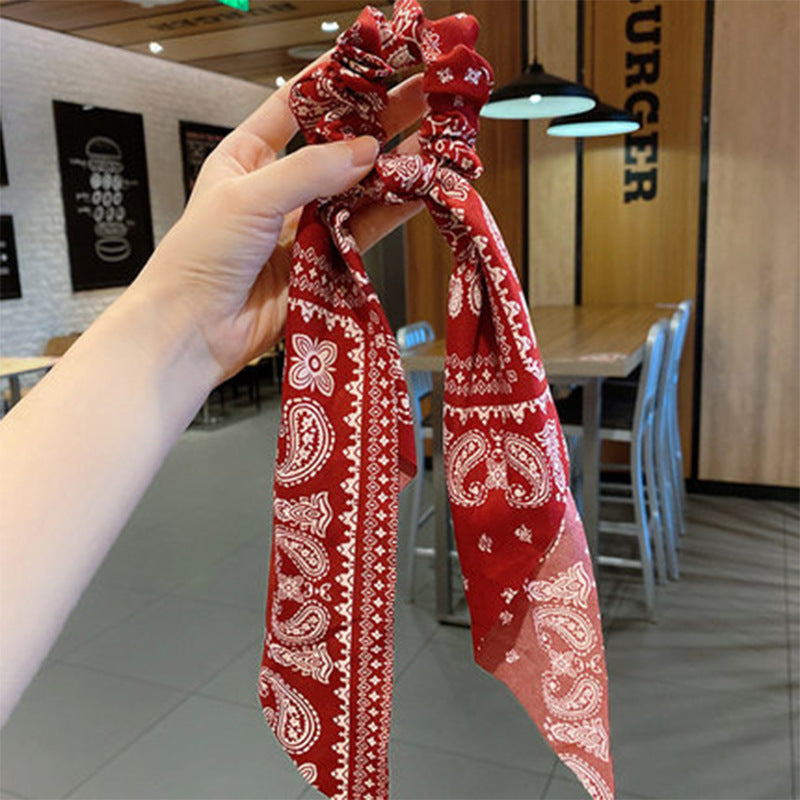 new spring and summer streamer fashion hair ring fabric headdress