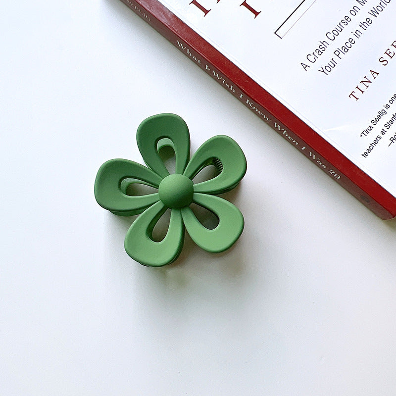 fashion flower plastic hair claws 1 piece