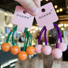 Kid'S Cute Simple Style Color Block Arylic Hair Tie