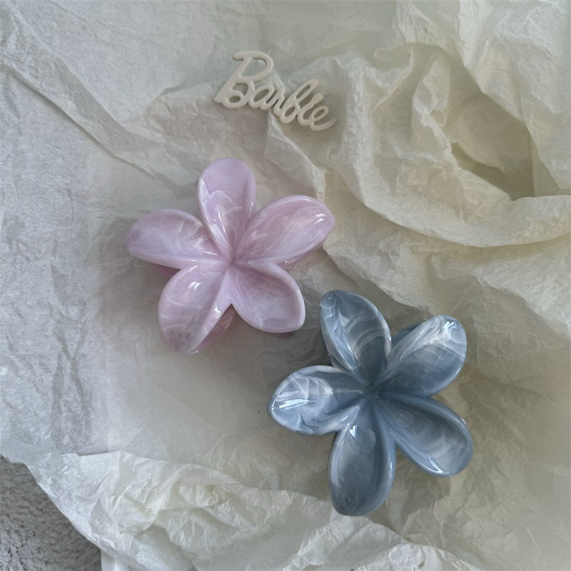 Women's Cute Lady Sweet Flower Plastic Hair Claws