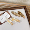 women's sweet geometric acetic acid sheets hair clip
