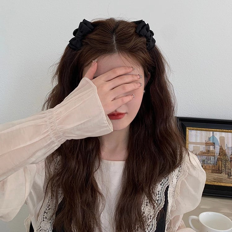 Women's Elegant Bow Knot Satin Hair Claws