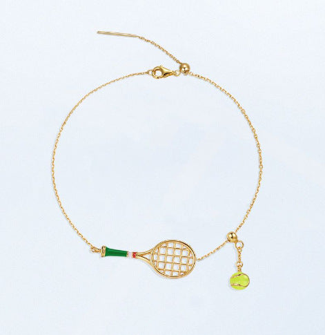 Copper Plating Tennis Racket Bracelets