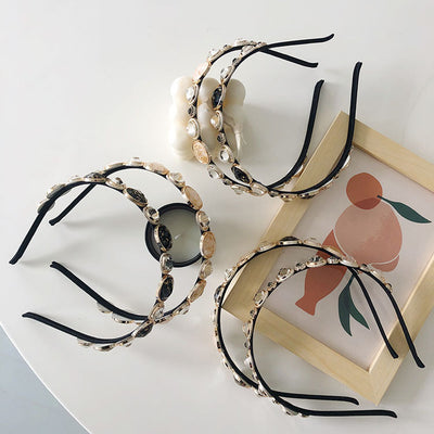korean new fashion diamond retro hair band