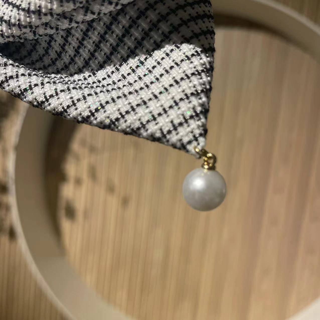 elegant solid color cloth bowknot hair clip