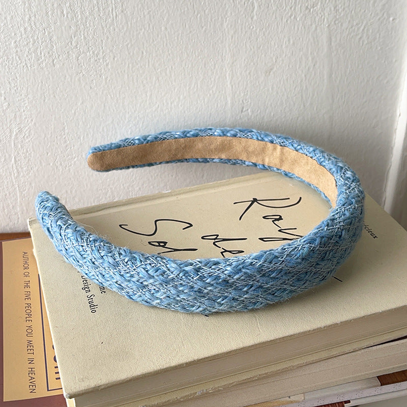 Women's Elegant Solid Color yarn Hair Band