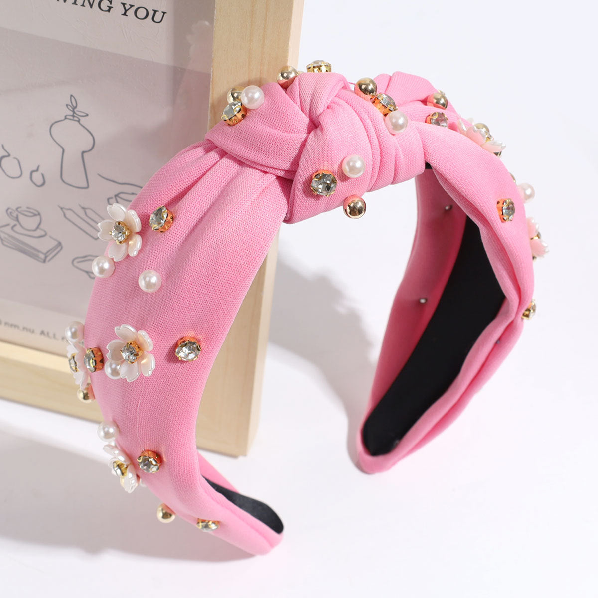 Women's Vacation Simple Style Solid Color Cloth Hair Band