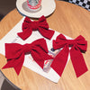 fashion bow knot cloth hair clip