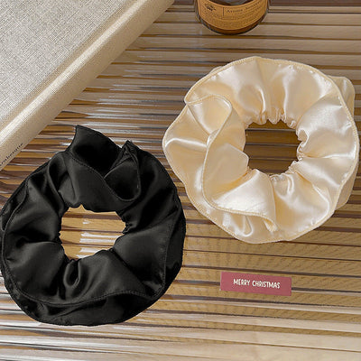 Women's Casual Simple Style Solid Color satin Hair Tie