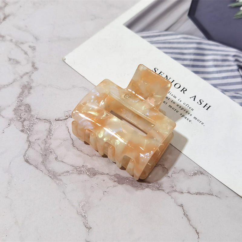 fashion geometric acetic acid sheets stoving varnish hair claws 1 piece