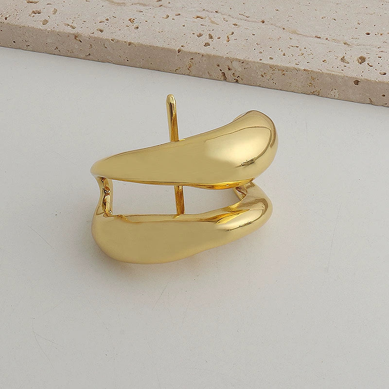 Women's Simple Style Classic Style Solid Color Alloy Polishing Hair Clip