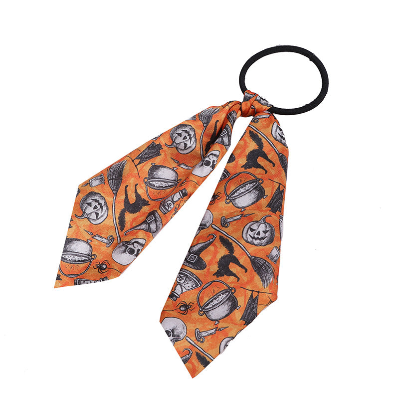 Halloween Exaggerated Women's Pumpkin Ghost Hair Tie