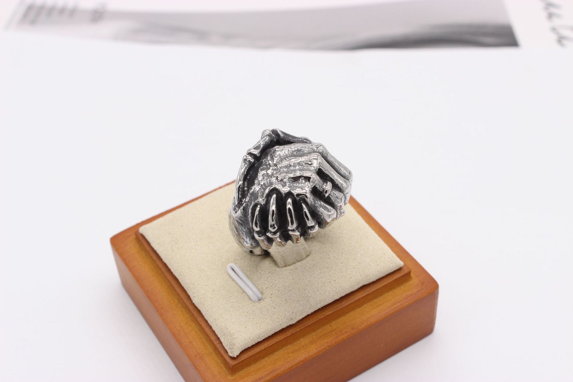 Jewelry Retro Punk Hand Skeleton 304 Stainless Steel Rings