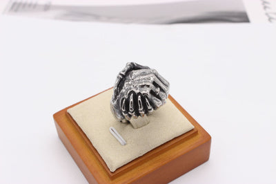 Jewelry Retro Punk Hand Skeleton 304 Stainless Steel Rings