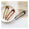 Women's Simple Style Classic Style U Shape Resin Hair Sticks