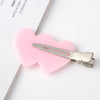 fashion ditsy floral arylic stoving varnish hair clip 1 piece