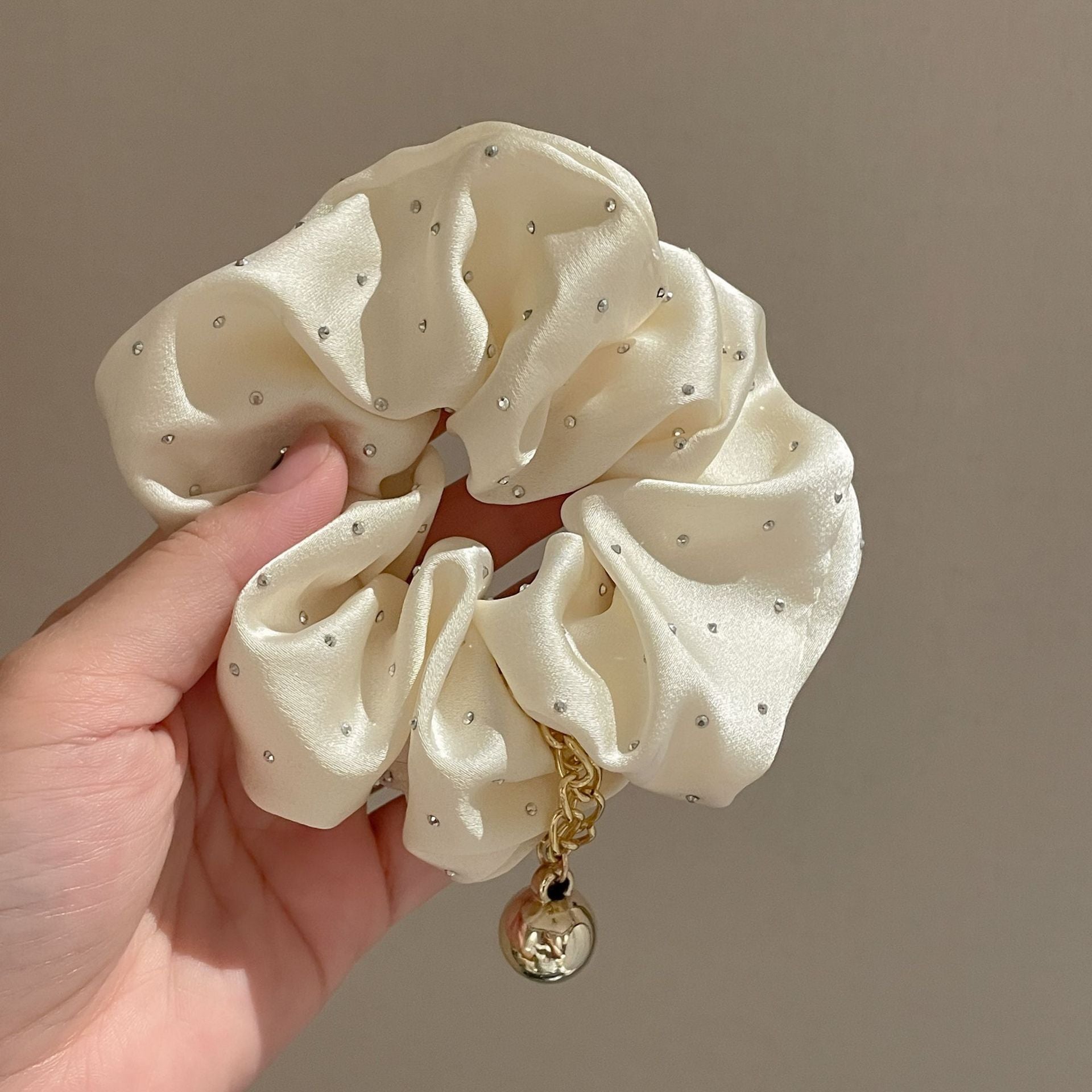 Women's Casual Sweet Solid Color Cloth Hair Tie