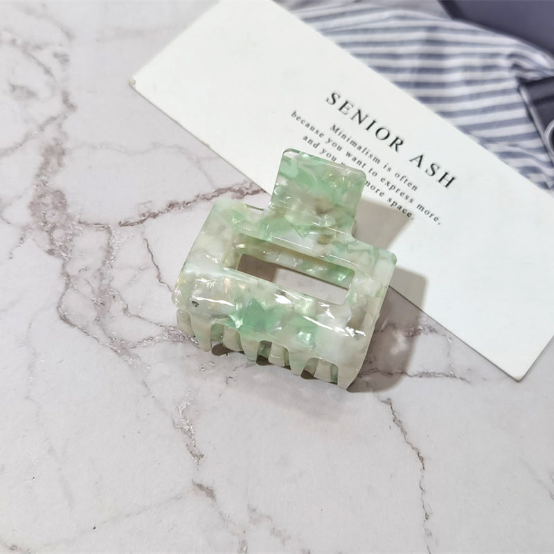 fashion geometric acetic acid sheets stoving varnish hair claws 1 piece