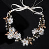 fashion fabric simulation flower pearl headband