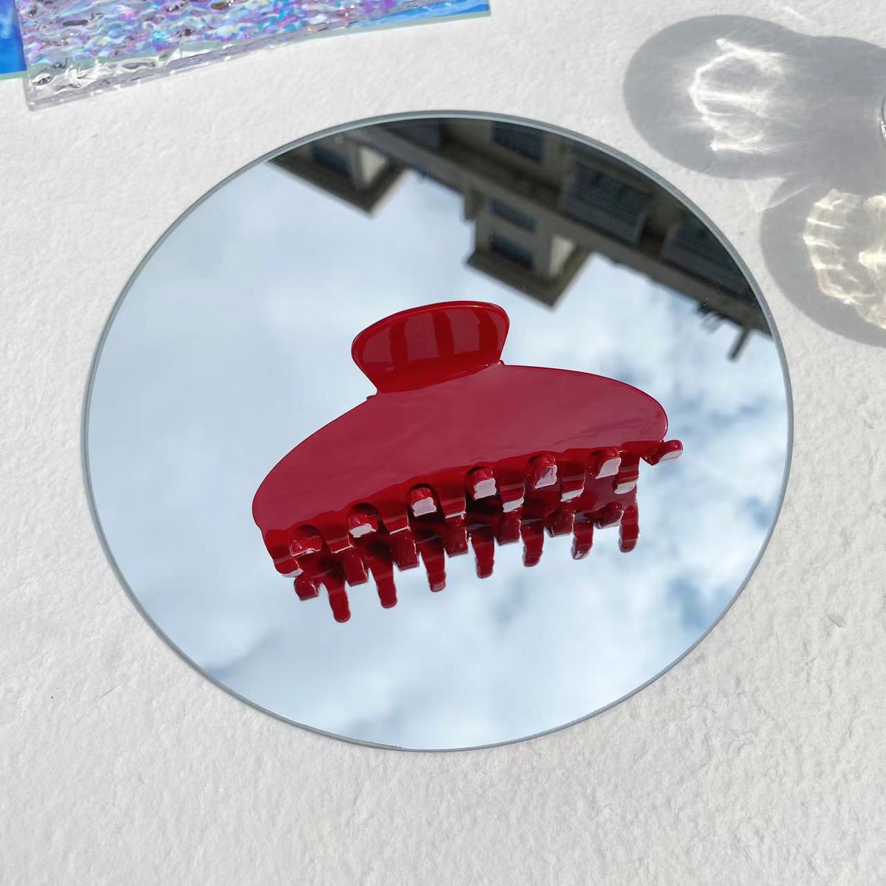 Women's Basic Simple Style Solid Color Acetic acid sheets Hair Claws