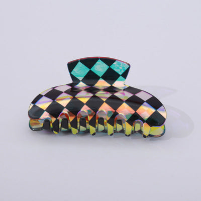 simple style bow knot imitation acetic acid handmade hair claws 1 piece