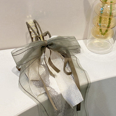 Women's Vintage Style Bow Knot Cloth Hair Claws
