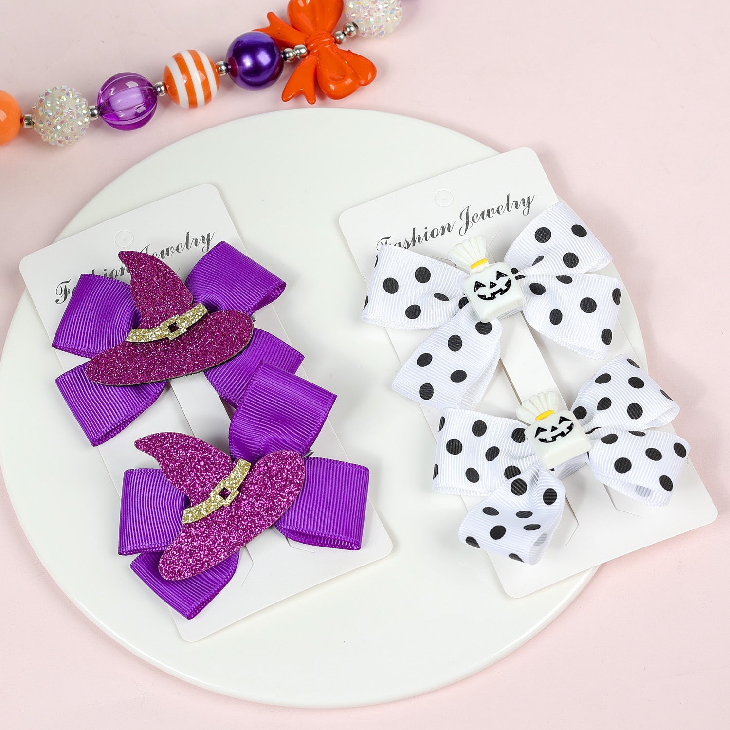 Kid'S Simple Style Bow Knot Knitting Hair Clip