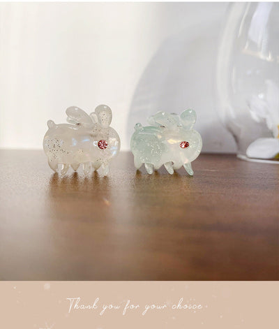 Beautiful Mini Acetate Rabbit Grip Stylish Graceful Simple High Sense All-Matching Elegant Hair Clips Hair Accessories Headwear for Women