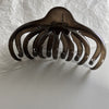 simple style solid color plastic resin hair claws