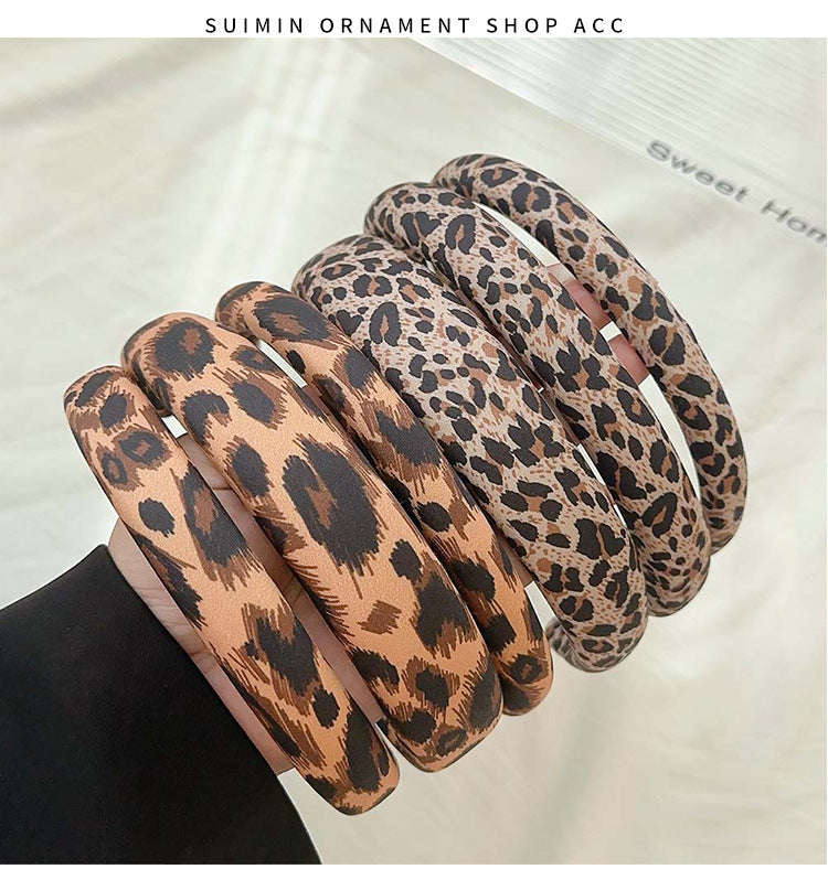 Sweet Streetwear Women's Leopard Cloth Hair Band