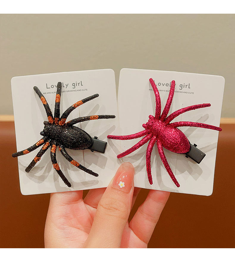 Women's Exaggerated Spider Mixed materials Hair Clip