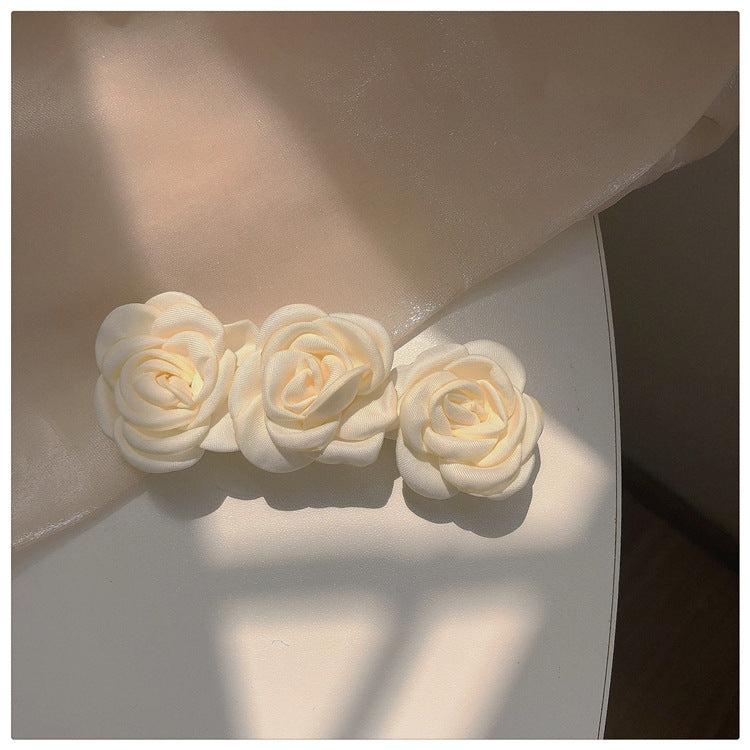 sweet flower cloth hair clip 1 piece