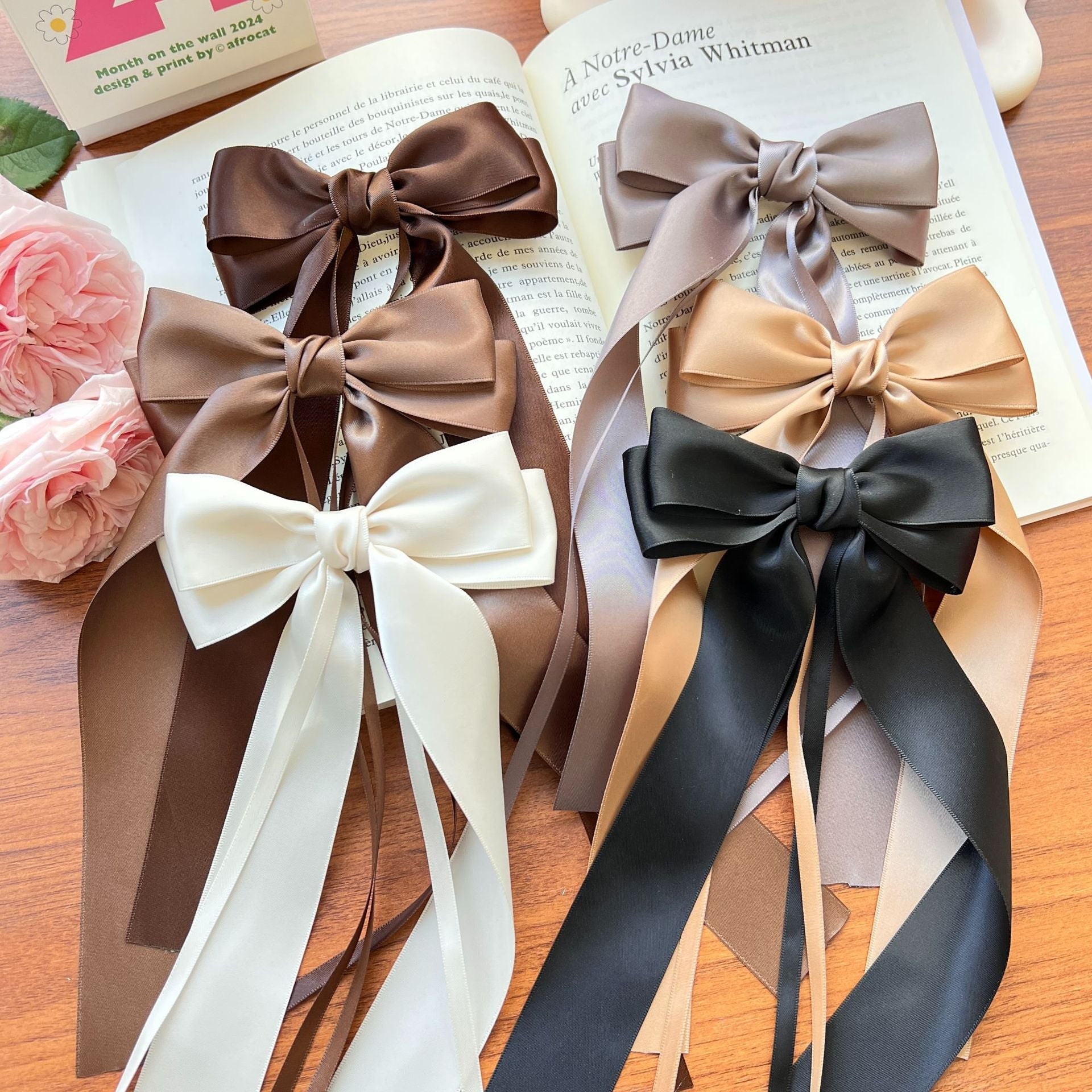 Women's Sweet Bow Knot Cloth Handmade Hair Clip