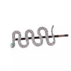Women's Simple Style Classic Style Snake Alloy Inlay Zircon Hair Clip