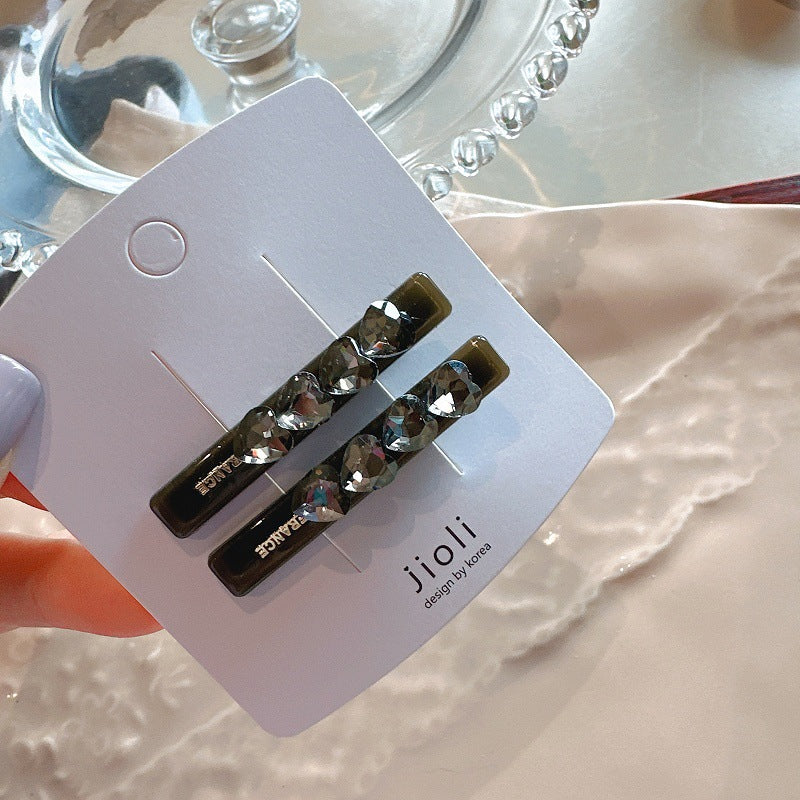 Women's Sweet Simple Style Heart Shape Alloy Hair Clip