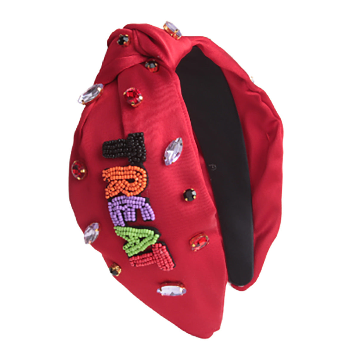 Women's Modern Style Korean Style Letter Cloth Inlay Rhinestones Hair Band